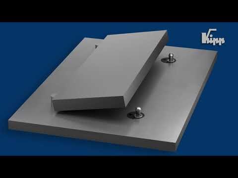 KIPP Federnde Seitendruckstücke für extra schnelles Spannen