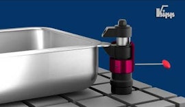 Bearbeiten von Bauteilen ohne Vibrationen und Durchbiegungen? – Mit dem KIPP Schwimmspanner ist das kein Problem!