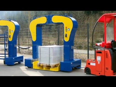 Materialflussmanagement (MFM) mit neuem Routenzugkonzept: Rollcart Routenzug Inlatebrücke