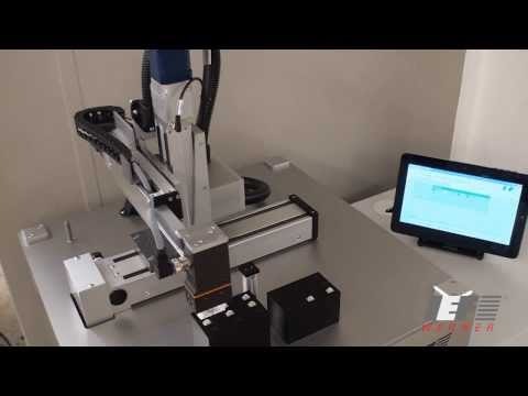 3-Achs-Positioniersystem mit elektrischem Greifer 
