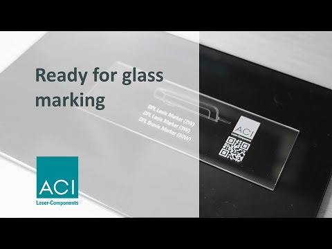 Lasergravur von Glas