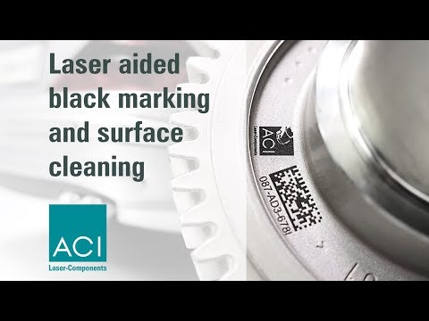 Oberflächenreinigung und Schwarzbeschriftung