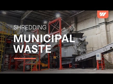 Siedlungsabfall wird zu Ersatzbrennstoff (WEIMA PowerLine 3000)