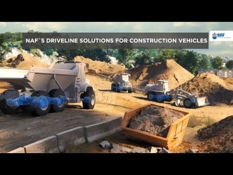 NAF Antriebslösungen für Baumaschinen