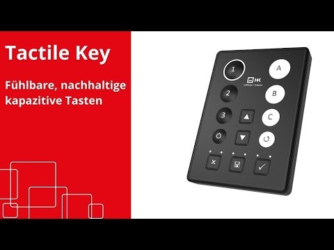 Tactile Key - fühlbare, nachhaltige, kapazitive Tasten