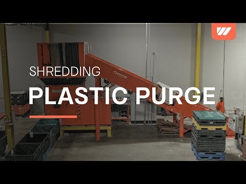 Zerkleinerung von Kunststoffabfällen mit einem WEIMA WLK 18 Jumbo @ Plastic Recycling Inc., USA