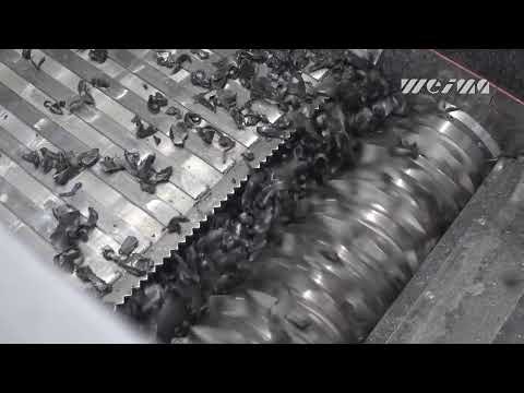 WEIMA WLK 1000 & WNZ shred 200mm PE-HD pipes