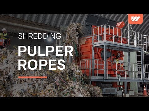 Pulperzöpfe Zerkleinerung mit einer WEIMA PreCut 2500