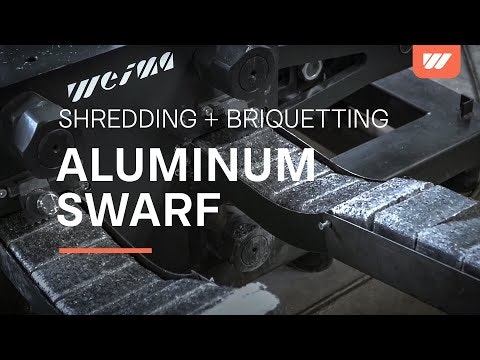 Aluminium Zerkleinerung & Brikettierung mit WEIMA