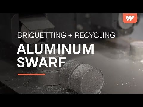 Brikettieren und Recyceln von Aluminiumspänen mit der WEIMA TH 800 M Brikettierpresse