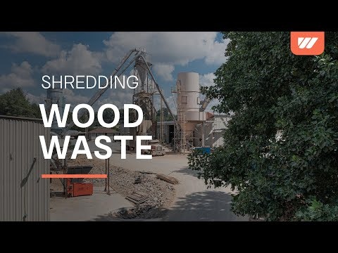 Fußboden Holzabschnitte Restholz Zerkleinerung mit einem WEIMA WLK 10 Shredder @ Appalachian Lumber