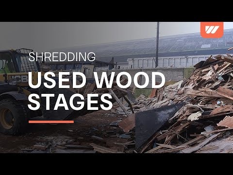 WEIMA WL 20 zerkleinert gebrauchte Holzbühnen (The Voice | The X-Factor | Britain's Got Talent)