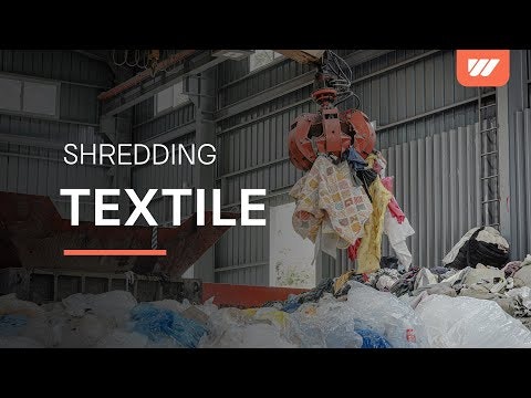 Textilzerkleinerung mit einer WEIMA PreCut 3000 @Tosung, Südkorea