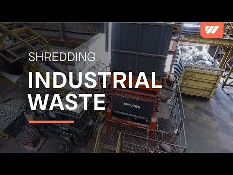 WEIMA Zerkleinerer Powerline 2000 shreddert Handels- & Industrieabfälle