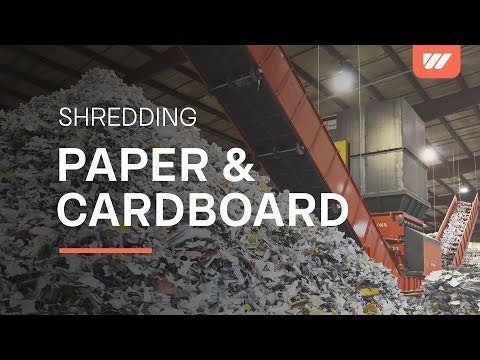 WEIMA Shredder WLK 18 Jumbo zerkleinert Papier und Kartonage