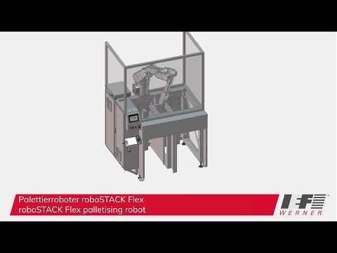 #Vollelektrischer #Palettierroboter roboSTACK Flex #automatisierung #palettierer